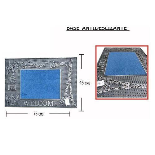 Alfombra de Exteriores con Base Antideslizante