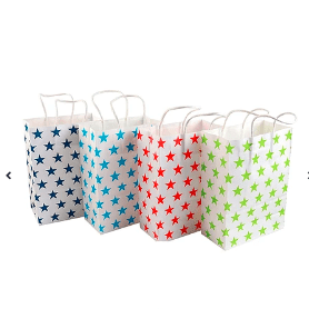 Bolsa de papel estrella color aleatorio