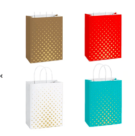Bolsa de papel estrellas color aleatorio 