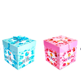 Caja de regalo bebé color aleatorio