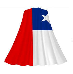 capa de bandera de chile