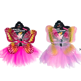 Conjunto alas mariposa color aleatorio