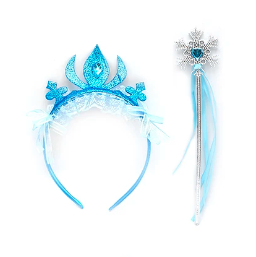 Conjunto de cintillo y varita de hada frozen