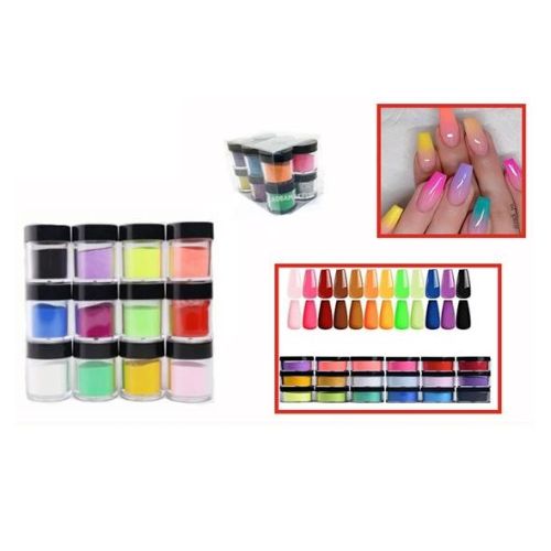 Glitter de Colores para Uñas Acrílicas