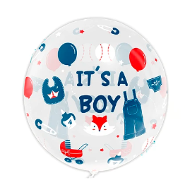 Globo burbuja It's a boy