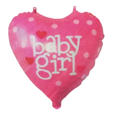 Globo corazón baby girl