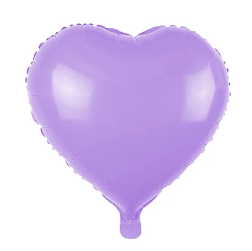 Globo corazón morado