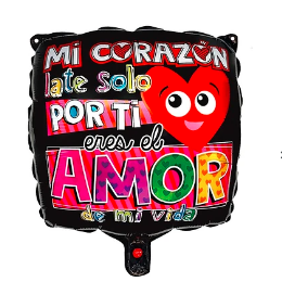 Globo metálico amor de mi vida