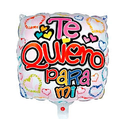 Globo metálico te quiero para mi