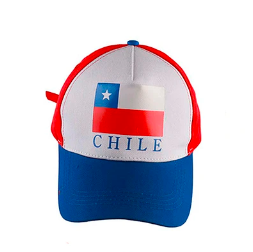 gorro jockey bandera de chile