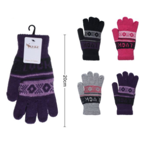 guantes de invierno con diseños