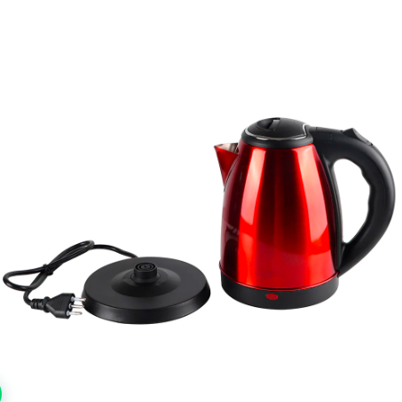  HERVIDOR ACERO COLOR METÁLICO DUSSELDORF 1.8 LTS ROJO