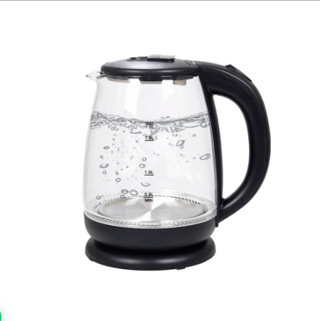 HERVIDOR VIDRIO TEMP. CON BOROSILICATO Y LUZ BREMEN 1.8 LTS 