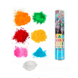 Lanza confeti polvo color aleatorio