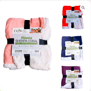 manta doral coral sherpa crudo