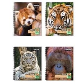 Pack 10 cuadernos universitarios Colob buin zoo