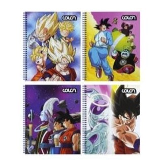 Pack 10 cuadernos universitarios colon Dragon Ball Z