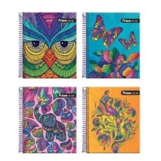 Pack 10 cuadernos universitarios Torre diseño mandala