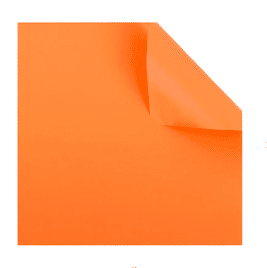 Papel Coreano color naranja 20pcs