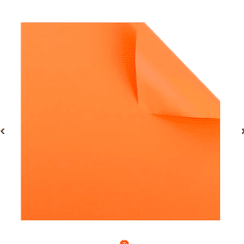 Papel Coreano color naranja 20pcs