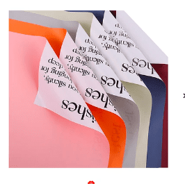 Papel Coreano con estampado color aleatorio 20pcs