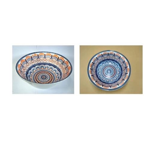 Plato De ceramica decorado