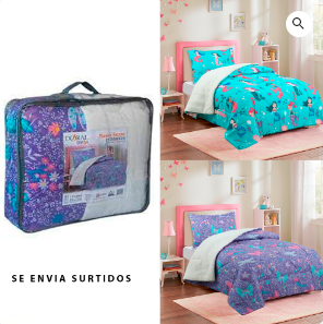 Plumón Sherpa Kids – Niña 1.5 Plaza 