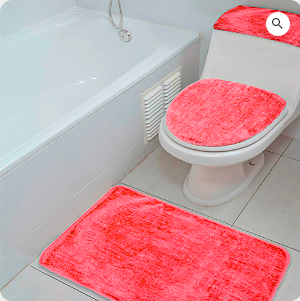  SET BAÑO LISO 3 PIEZAS DORAL