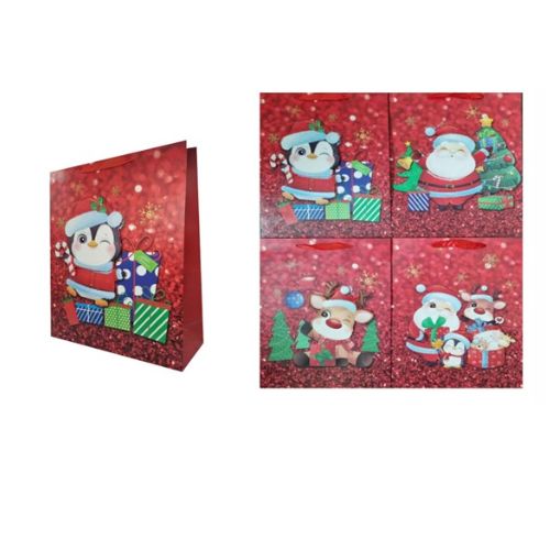 Set de 12 Pcs Bolsas de Navidad