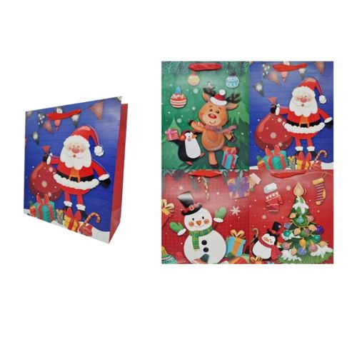 Set de 12 Pcs Bolsas de Navidad