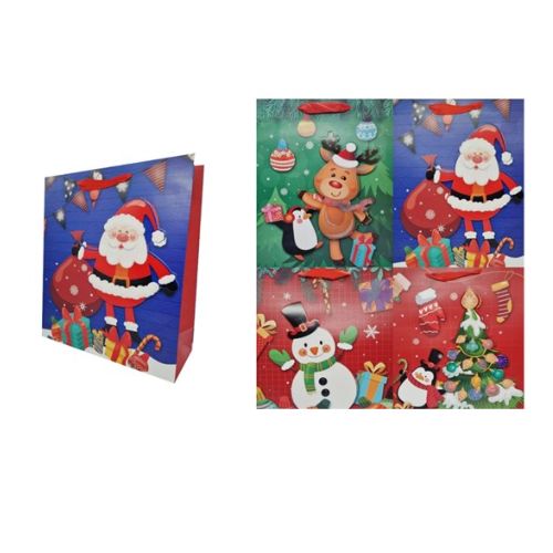 Set de 12 Pcs Bolsas de Navidad