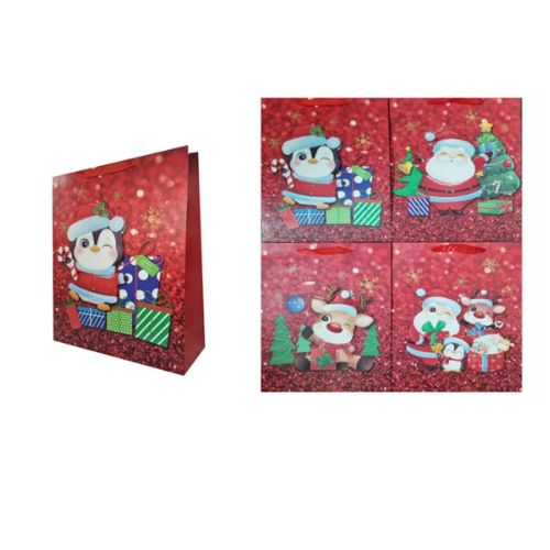 Set de 12 Pcs Bolsas de Navidad