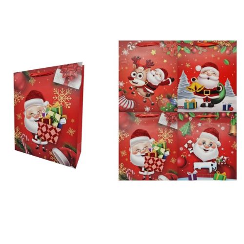 Set de 12 Pcs Bolsas de Navidad