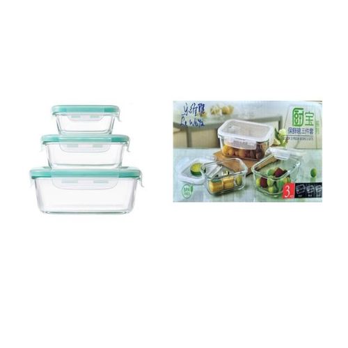 Set de 3 Bowls de Cristal