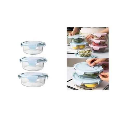 Set de 3 Bowls de Cristal