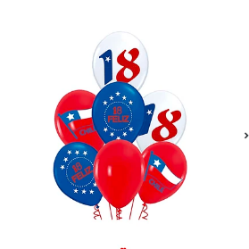 set de globos fiestas patrias 7pcs