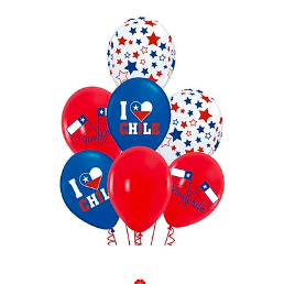 set de globos fiestas patrias 7pcs