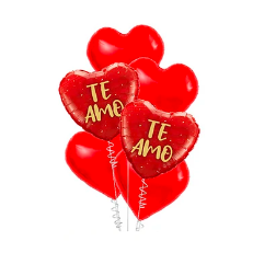 Set de globos te amo 6pcs