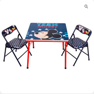 Set De Sillas + Mesa Plegables – Mickey Mouse