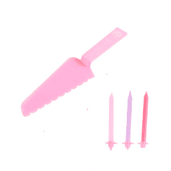 Set de velas de colores con cortador 25pcs