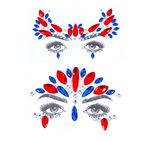 stickers para rostro fiestas patrias