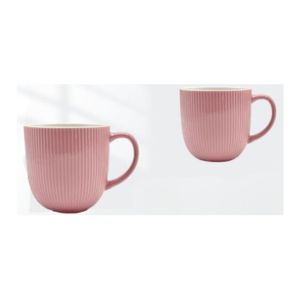 taza color rosa