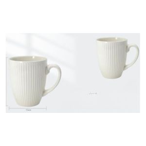 taza loza blanca