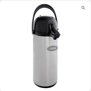 Termo sifón c/Vidrio A/Inox. 2.5 L – CONDOR