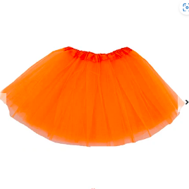 Tutu 30cm naranja