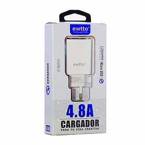 Cargador Micro USB carga rápida 4.8 mha ET-6234