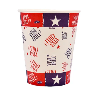 vaso fiestas patrias viva chile 6pcs 9oz