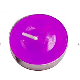 Velas aromáticas color morado 10pcs